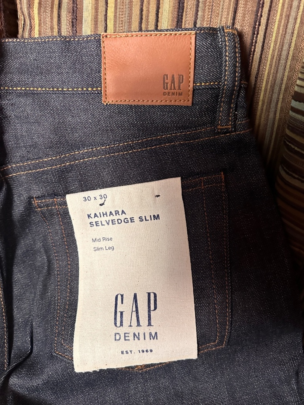 Gap 1969  Men's Kaihara Japanese Selvedge Denim Jeans